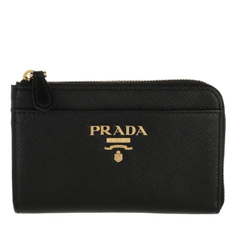 prada leather keychain wallet|prada billfold wallet.